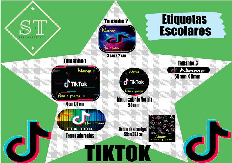 Etiquetas de TikTok